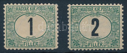* 1903 Zöldportó 1f, 2f "B" 11 1/2 Fogazással (9.000) - Otros & Sin Clasificación