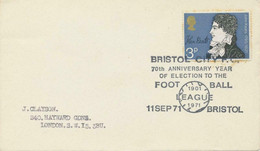 GB „BRISTOL CITY F.C. 70th ANNIVERSARY YEAR OF ELECTION TO THE FOOTBALL LEAGUE - Storia Postale