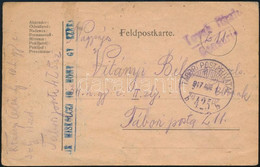 1917 Tábori Posta Levelezőlap "KIR. MISKOLCZI 10. HONV. GY. EZRED" , "TP 425" - Autres & Non Classés