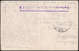 1917 Tábori Posta Képeslap "M.kir. Pécsi 19. Honvéd Gy. Ezred Parancsnokság" + "TP 414 B" - Autres & Non Classés