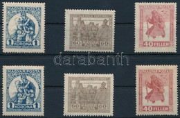 **, * 1920 Hadifogoly 2 Db Sor (**min. 4.400) (40f 1 Bélyeg Falcos / Hinged) - Other & Unclassified