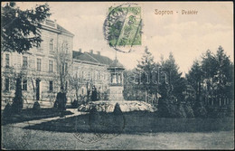 1921 TCV Képeslap Arató 50f Bérmentesítéssel Sopronból Argentínába Küldve, érkezési Bélyegzéssel + "ELLENŐRIZVE SOPRON"  - Other & Unclassified