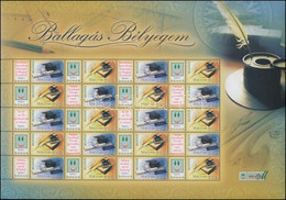 ** 2007 Ballagás Bélyegem (II.) - Tintatartó Promóciós Teljes ív (7.000) - Andere & Zonder Classificatie