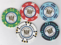 SEVENSEAS CASINO TOKEN,CHIP - Casino