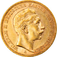Monnaie, Etats Allemands, PRUSSIA, Wilhelm II, 20 Mark, 1904, Berlin, SUP, Or - Andere & Zonder Classificatie
