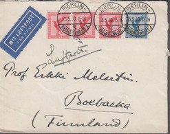 1930. DEUTSCHES REICH. 3 Ex 10 + 20 Pf. DEUTSCHE LUPTPOST On Cover From BERLIN CHARLO... (Michel 380+) - JF417064 - Covers & Documents