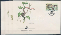 1984 WWF: Boa Sor Mi 591-594 I 4 Db FDC-n - Other & Unclassified