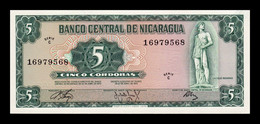Nicaragua 5 Córdobas 1972 Pick 122 Serie C SC UNC - Nicaragua