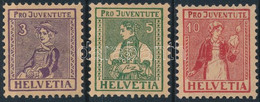 * 1917 Pro Juventute Sor Mi 133-135 - Andere & Zonder Classificatie