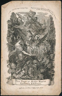 XVIII. Sz. Vége. IV. Lajos, Szűz Mária Rézmetszetű Szentkép. 16x10 Cm - Prenten & Gravure