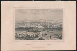 Cca 1850 Ludwig Rohbock (1820-1883): Aszód, Acélmetszet, Jelzett A Metszeten. Foltos / Steel Engraving, 14×18,5 Cm - Prenten & Gravure