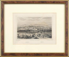 Ludwig Rohbock (1820-1883), G. Heisinger (?-?) Metszése: Aszód. Acélmetszet, Papír, Paszpartuban, Jelzett A Metszeten Ny - Prenten & Gravure