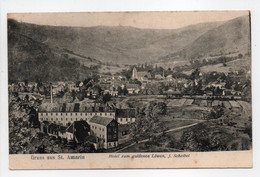 - CPA GRUSS Aus SAINT AMARIN (68) - Hotel Zum Goldenen Löwen 1915 - - Saint Amarin