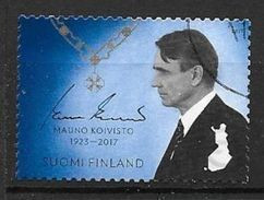 Finlande 2017 N°2494 Oblitéré Mauno Koivisto - Used Stamps