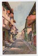 - CPA EGUISHEIM (68) - Le Village - Dessin Paul Mannsfeld 405 - - Sonstige & Ohne Zuordnung