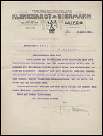 1911. április 12. Georg Biermann (1880-1949) Német, Lipcsei Művészettörténész, Lap- és Könyvkiadó Géppel írt Levele Auto - Non Classés