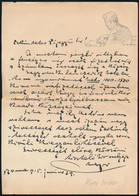 1915 Kner Izidor Nyomdász, Könyvkiadó Saját Kézzel írt Levele Budapest Főjegyzőjének, Melyben Soron Kívüli Kiegylítését  - Non Classés