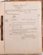 1931-1932 Kézzel írott Kereskedelmi Levelek Foltos, Szakadozott Adria Borítóban, Lefűzve - Non Classés