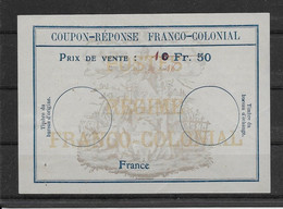 France Coupon International - TB - Autres & Non Classés