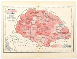 Cca 1876 A Népesség Szaporodása, Fogyása 1876-ban Tervezte Keleti Károly, Rajzolta: Hátsek Ignác. Bp., Kellner Ernő-ny., - Andere & Zonder Classificatie