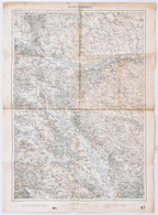 1914 Czernowitz, K.u.K. Militärgeographisches Institute, 1:200000, 43,5x61,5 Cm - Andere & Zonder Classificatie