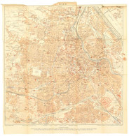 Bécs, 1:20000, G. Freytag & Berndt A.-G., Térképészeti Intézet, Szakadásokkal, 50x46,5 Cm - Andere & Zonder Classificatie