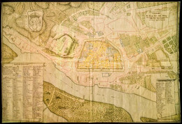 Pozsony. Grund-ris Der Königl. Freyen Stadt Pressburg. Facsimile Másolat / Copy Of The Original Map 96x68 Cm - Andere & Zonder Classificatie