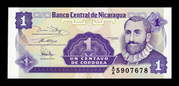 Nicaragua 1 Centavo De Córdoba 1991 Pick 167 SC UNC - Nicaragua