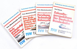 Taschenbuch Verkehrswirtschaft 4 Kötete: Gerd Aberle: Zukunftsperpektiven Der Deutschen Bundesbahn.; Peter Münchschwande - Non Classés