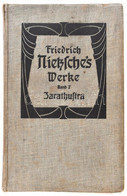 Friedrich Nietzsche: Also Sprach Zarathustra. Aus Dem Nachlaß. 1882-1885. Nietzsches Werke Taschen-Ausgabe. Band VII. Le - Zonder Classificatie