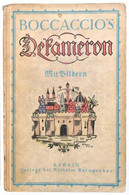 Giovanni Boccaccio: Dekameron. Berlin, é.n. Wilhelm Borngräber. Kiadói Papírkötés. - Zonder Classificatie