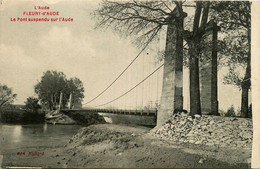 Fleury D'aude * Le Pont Suspendu Sur La Rivière - Other & Unclassified