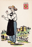 LANGUEDOC - Société Des Cartes Folkloriques De France N° 57 - Illustrateur René Margotton - Languedoc-Roussillon