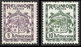 REUNION   1933  - TAXE  16 - 17 - Segnatasse