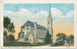 T2/T3 1926 Fall River (Mass.), St. Mary's Cathedral, Automobiles. Kallós Bertalannak államtitkárnak Címzeve  (EK) - Non Classificati