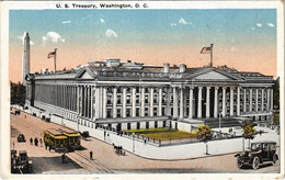 * T2/T3 Washington (Washington, D.C.), US Treasury, Trams, Automobile, American Flag (EK) - Non Classificati