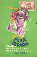 * T2 Foire De Paris International De La Philatélie 21 Mai - 6 Juin 1949 / International Philatelic Exhibition In Paris A - Non Classés