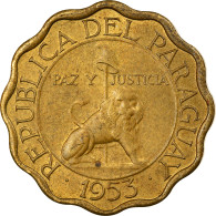 Monnaie, Paraguay, 10 Centimos, 1953, TTB, Aluminum-Bronze, KM:25 - Paraguay