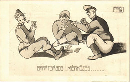 T2 1922 Barátságos Mérkőzés... Első Világháborús Orosz-magyar Béke Propaganda. ARS Nr. 108. Békekarikatúrák / WWI Russia - Zonder Classificatie