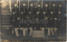 T2/T3 1915 Ers.-Pion.-Batl. 12. / WWI German Military, Group Of Soldiers. Photo (EK) - Zonder Classificatie