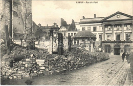 ** T2 Namur, Rue Du Pont / WWI Ruins After The German Military Invasion - Zonder Classificatie