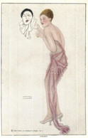 * T2 Anger / Gently Erotic Art Nouveau Postcard. Reinthal & Newman No. 993. S: Raphael Kirchner - Non Classificati
