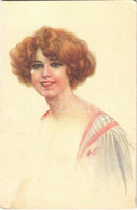 * T2/T3 1923 Italian Lady Art Postcard. 348-5. S: Bocchino (EK) - Non Classificati