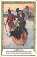 T3 1917 Untreue / Romantic Couple, Lady Art Postcard. B.K.W.I. 457-4. (EB) - Non Classificati