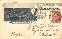 T3 1914 Confetteria Colombo Di Osvaldo Colombo Fu Angelo. Salsomaggiore / Italian Confectionery Advertising Card (EB) - Zonder Classificatie
