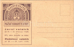 ** T2/T3 Navstevujte Prazské Vzorkové Veletrhy! / Visit The Prague Sample Fairs! Advertising Card For The Spring And Aut - Zonder Classificatie