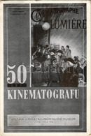 T3 1946 50 Let Kinematografu. Vystava Umelecko-Prumyslové Museum Leden-Únor 1946. "Cinematographe Lumiere" Plakát Prvníh - Zonder Classificatie