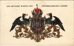 T2/T3 1917 Das Mittlere Wappen Der Österreichischen Länder / The Middle Coat Of Arms Of The Austrian Countries. Offiziel - Unclassified