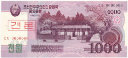 Észak-Korea 2008. 1000W "MINTA" T:I  North Korea 2008. 1000 Won "SPECIMEN" C:UNC Krause#64 - Zonder Classificatie