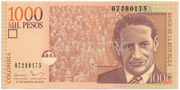 Kolumbia 2014. 1000P T:I  Colombia 2014. 1000 Pesos C:UNC - Zonder Classificatie